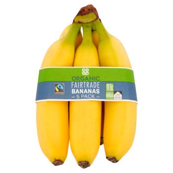 Co-op Organic Fairtrade 5 Bananas
