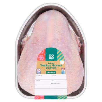 Co-op Medium British Turkey Breast Crown