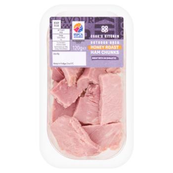 Co-op Cook's Kitchen Outdoor Bred Honey Roast Ham Chunks 120g