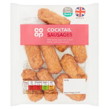 Co-op Cocktail Sausages 90g