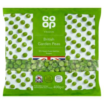 Co Op Frozen British Garden Peas 400g