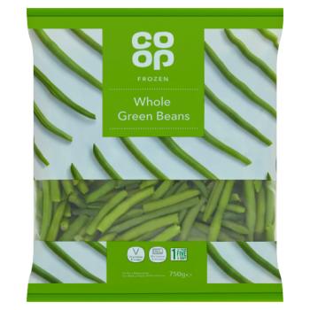 Co-op Frozen Whole Green Beans 750g
