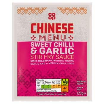 Co-op Chinese Menu Sweet Chilli & Garlic Stir Fry Sauce 120g