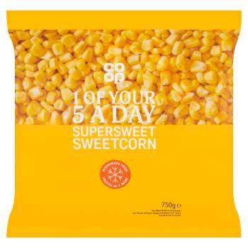 Co-op Supersweet Sweetcorn 750g