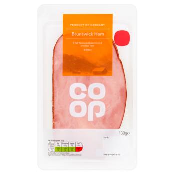 Co-op Brunswick Ham 6 Slices 130g