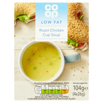 Coop Low Fat Roast Chicken Cup Soup