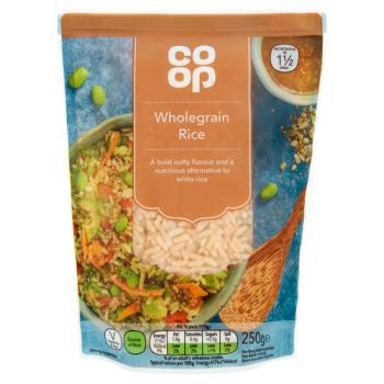 Co Op Wholegrain Rice 250g