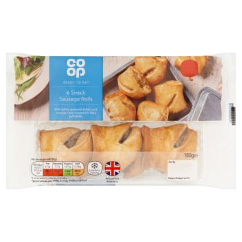 Coop Snack Sausage Rolls 6s
