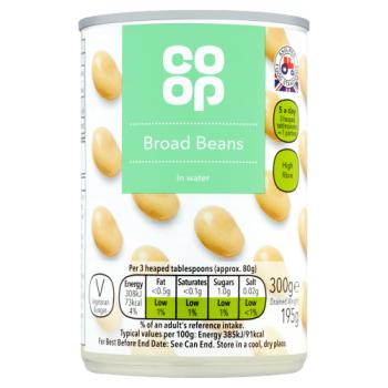 Co-op Broad Beans in Water 300g