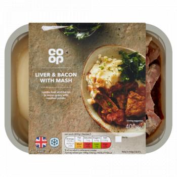 Co Op Liver+bacon With Mash