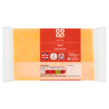 Co-op British Red Leicester 700g