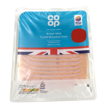 Co-op British Mild Cured Breaded Ham