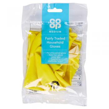 Co Op Medium Fairly Traded Household Gloves