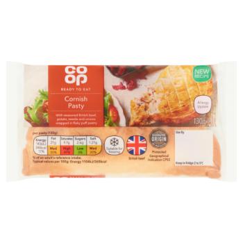 Co Op Cornish Pasty