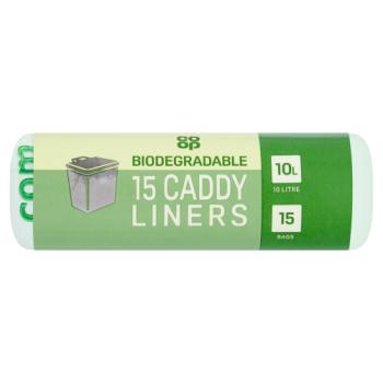 Co-op 15 Biodegradable Caddy Liners Bags