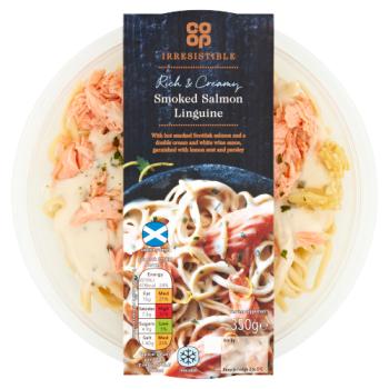 Co-op Irresistible Smoked Salmon Linguine 350g