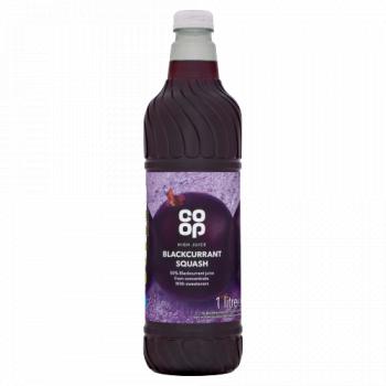 Co-op Blackcurrant Squash 1 Litre