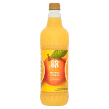 Co-op High Juice Orange No Added Sugar Squash 1 Litres