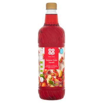 Co-op Summer Fruits Squash 1 Litre
