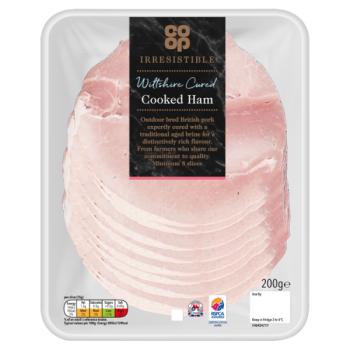Co-op Irresistible Wiltshire Cured Cooked Ham 200g