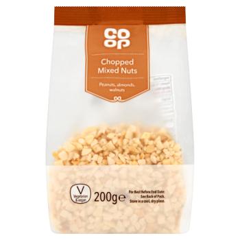 Co Op Chopped Mixed Nuts 200g