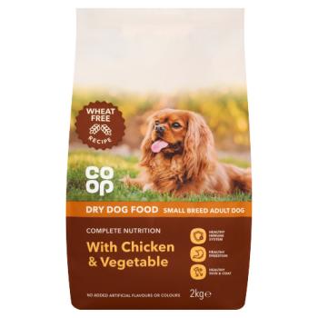 Co-op Complete Nutrition Dry Dog Food with Chicken & Vegetable Small Breed Adult Dog 2kg