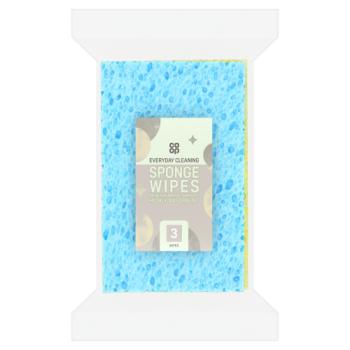 Co-op 3 Sponge Wipes