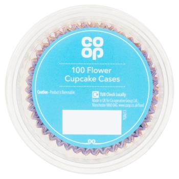 Co-op 100 Flower Cupcake Cases