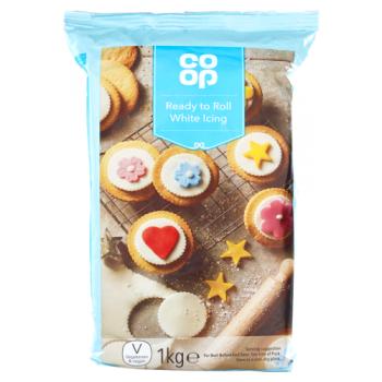 Co Op Ready To Roll White Icing 1kg