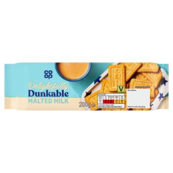 Co-op Delighfully Dunkable Malted Milk 200g