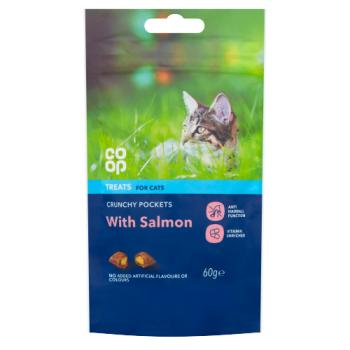 Co-op Treats for Cats Crunchy Pockets with Salmon 60g