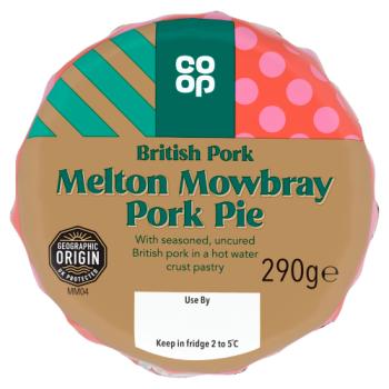 Co-op Melton Mowbray Pork Pie 290g