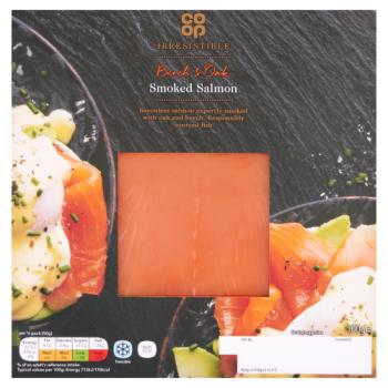 Co-op Irresistible Beech & Oak Smoked Salmon 100g