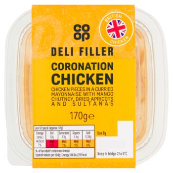 Co-op Deli Filler Coronation Chicken 170g
