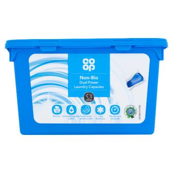 Co Op Non-Bio Dual Power Laundry Capsules 16 x 24.5ml (392ml)