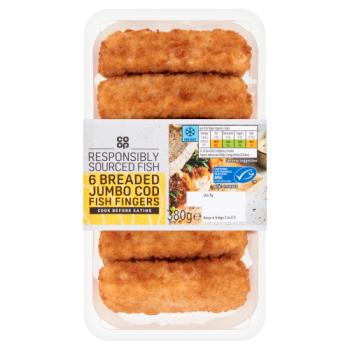 Coop Breaded Jumbo Cod Fingers Pm 2 For