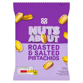 Co-op Nuts About Roasted & Salted Pistachios 150g