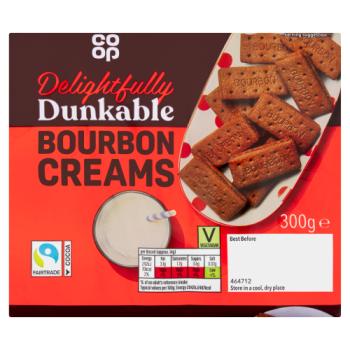 Co-op Bourbon Creams 300g