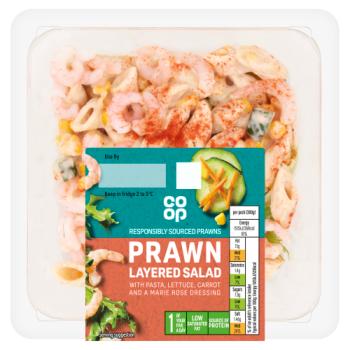 Co-op Prawn Layered Salad 300g