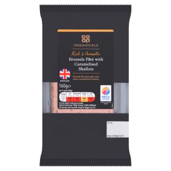 Co-op Irresistible Brussels Paté with Caramelised Shallots 160g