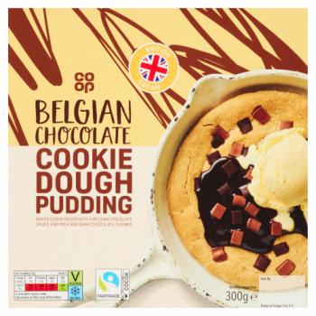 Co-op Belgian Chocolate Cookie Dough Pudding 300g