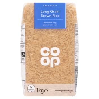 Co-op Easy Cook Long Grain Brown Rice 1kg