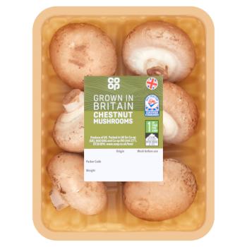 Co-op Chestnut Mushrooms 200g