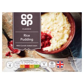 Co Op Classic Rice Pudding 400g