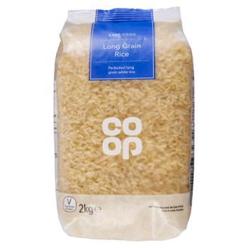 Co Op Easy Cook Long Grain Rice 2kg