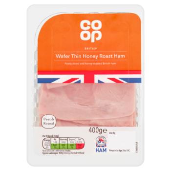 Co-op British Wafer Thin Honey Roast Ham 400g