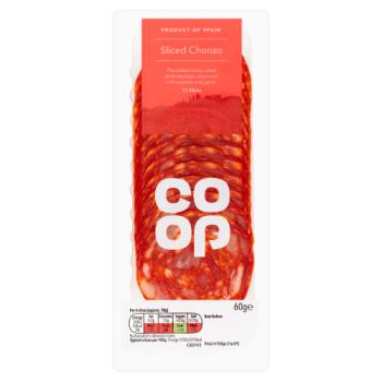 Co-op Sliced Chorizo 13 Slices 60g