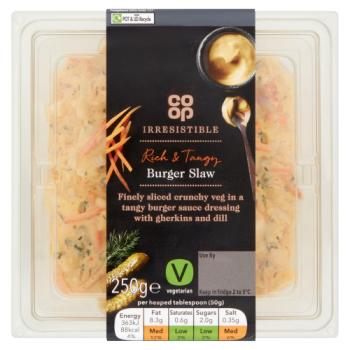 Co-op Irr Burger Slaw 250g
