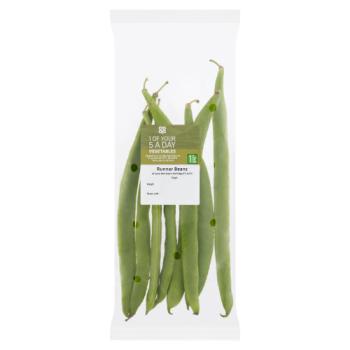 Co-op Vegetables Runner Beans 180g