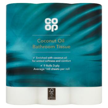 Coop Coconut Oil Toilet 9 Roll
